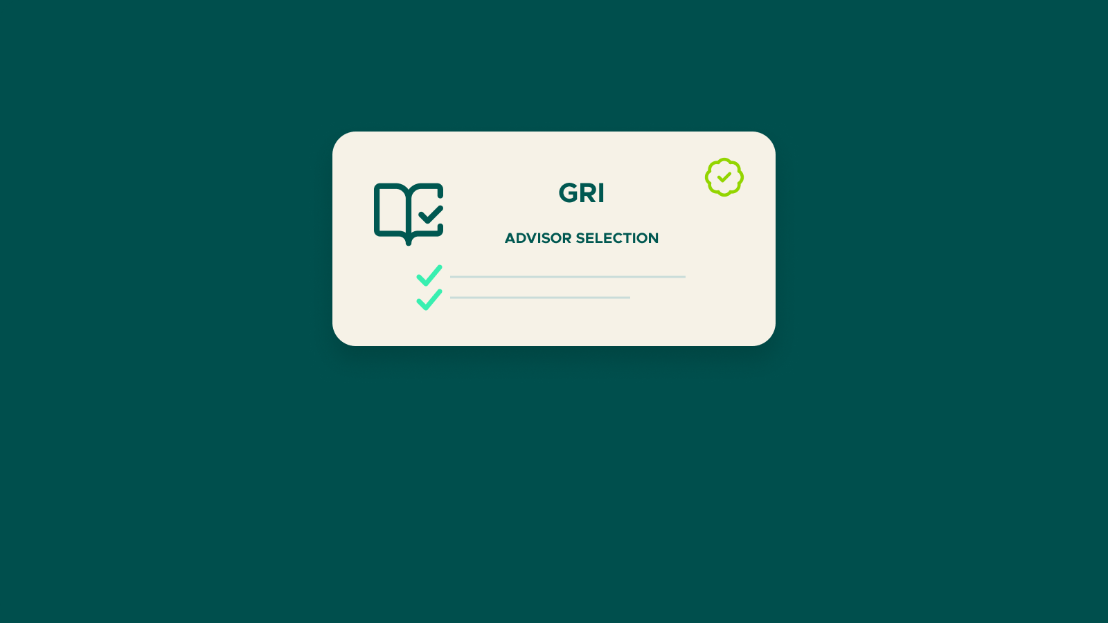 Semtrio blog cover — schematic illustration of GRI and ADVISOR SELECTION