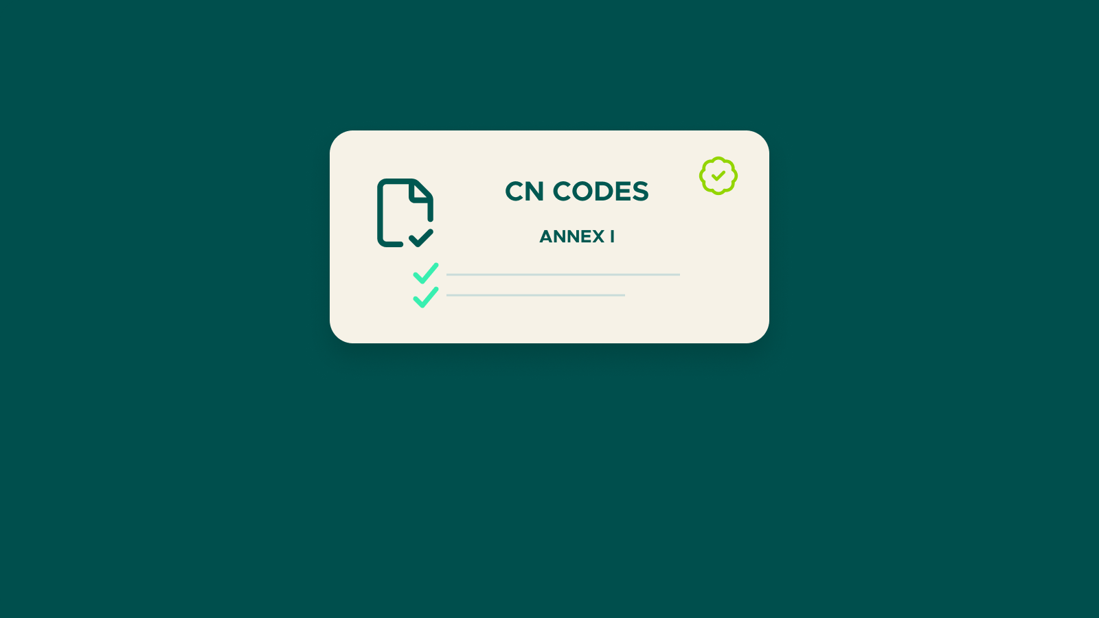 Semtrio blog cover — schematic illustration of CN CODES and ANNEX I
