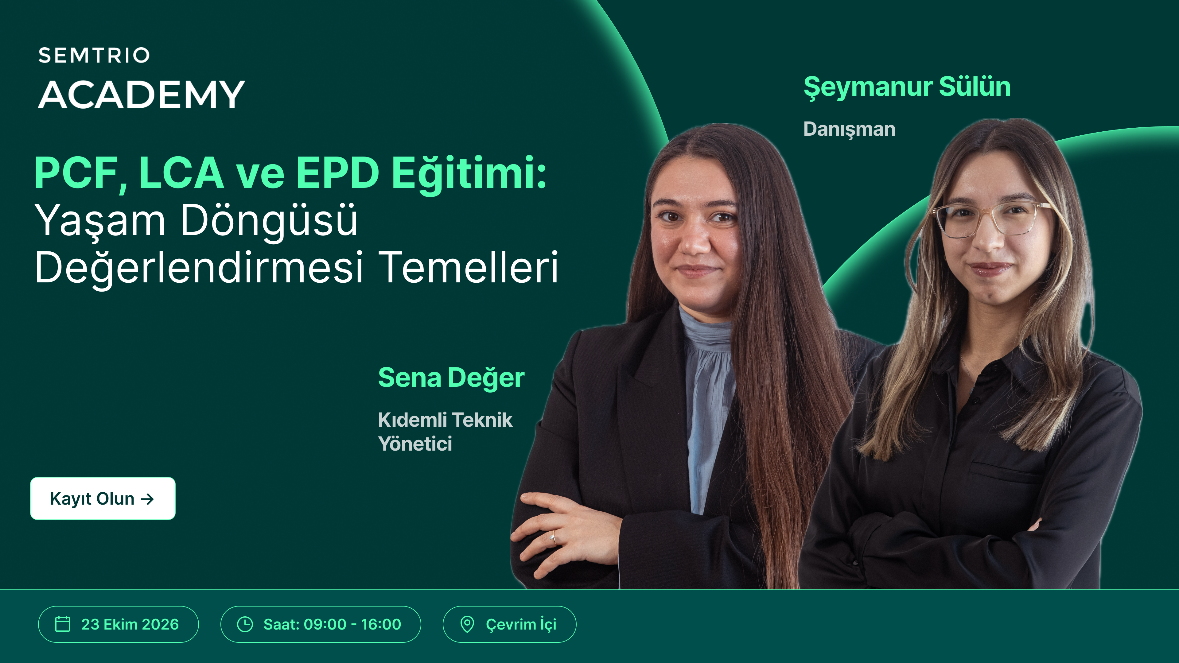 PCF, LCA ve EPD Eğitimi
