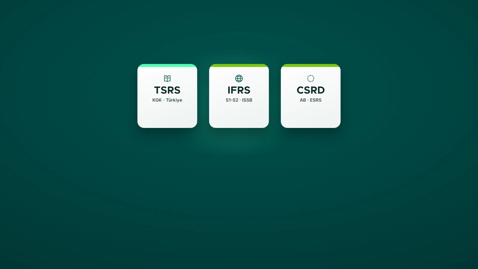 TSRS, IFRS S1-S2 ve CSRD/ESRS sürdürülebilirlik raporlama çerçevelerinin karşılaştırması